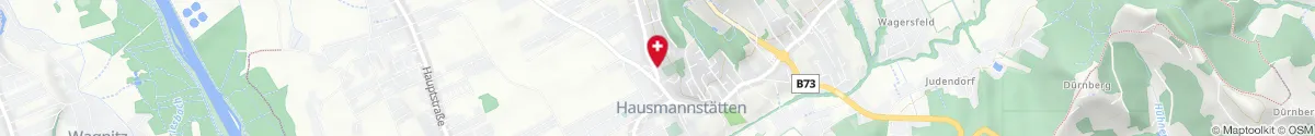 Map representation of the location for Apotheke Hausmannstätten in 8071 Hausmannstätten